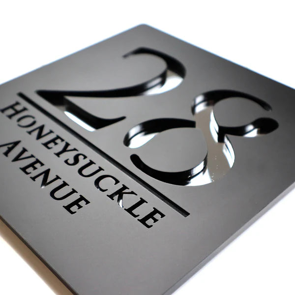 Mr Plaques Bellissima S1 A5 Floating House Sign