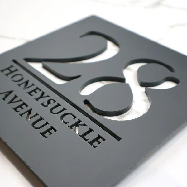 Mr Plaques Bellissima S1 A5 Floating House Sign