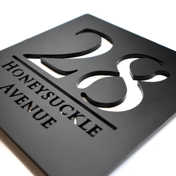 Mr Plaques Bellissima S1 A5 Floating House Sign