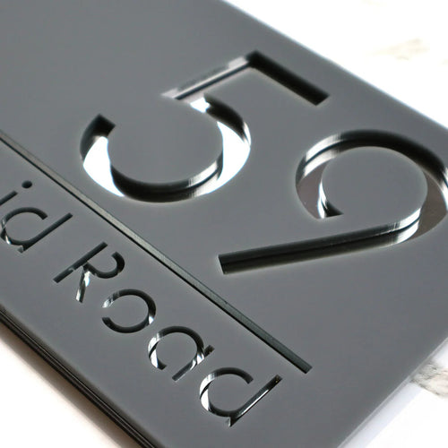 Mr Plaques Bellissima H1 A4 House Sign