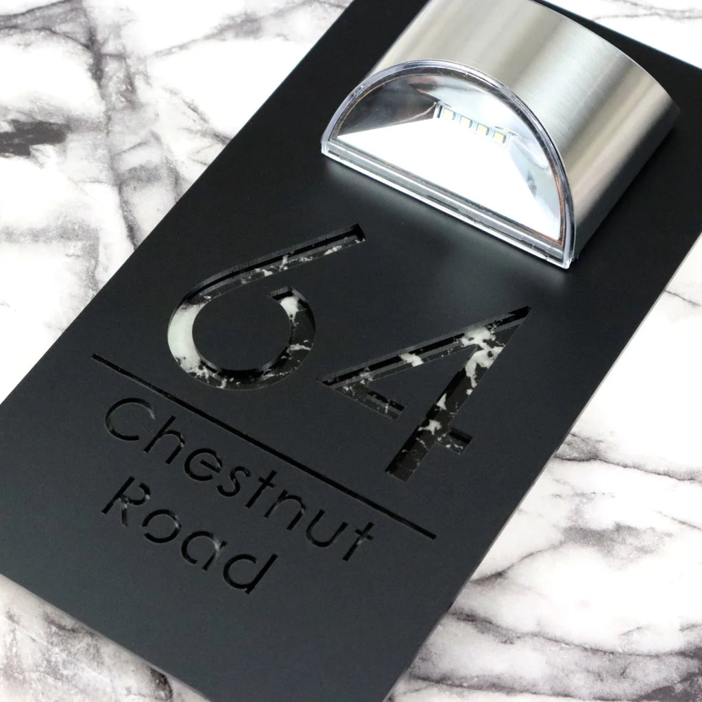 Bellissima LED A4 House Sign (BLACK)