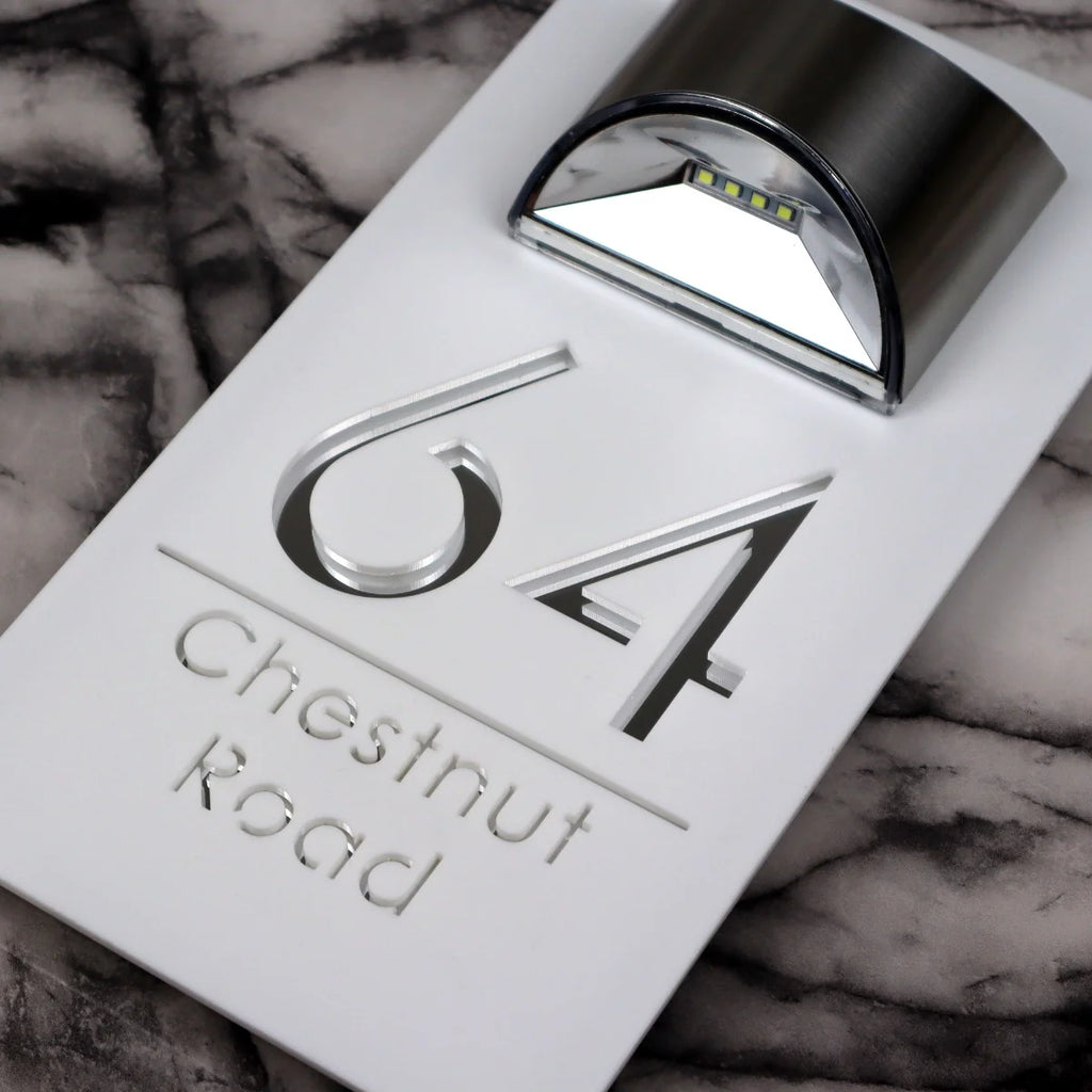 Bellissima LED A4 House Sign (WHITE)