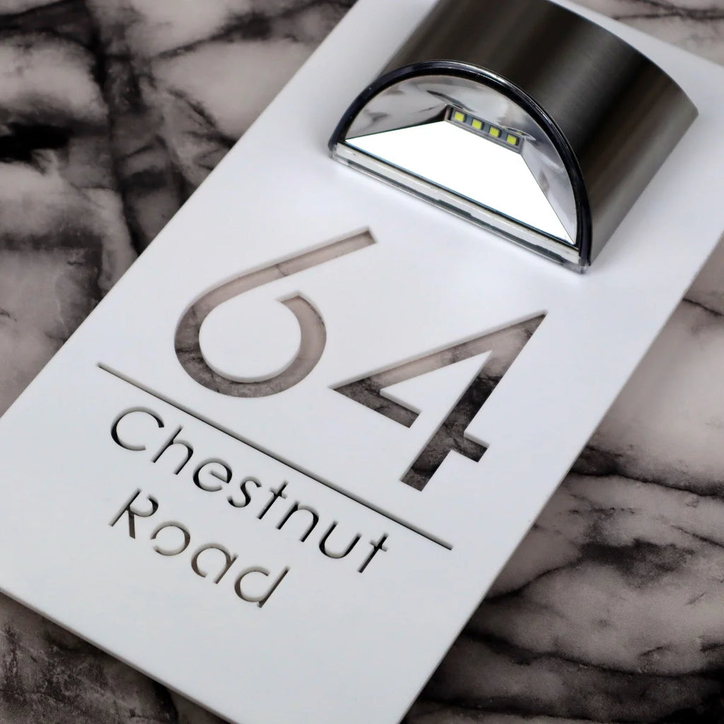 Bellissima LED A4 House Sign (WHITE)