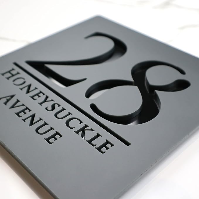 Mr Plaques Bellissima S1 A5 Floating House Sign