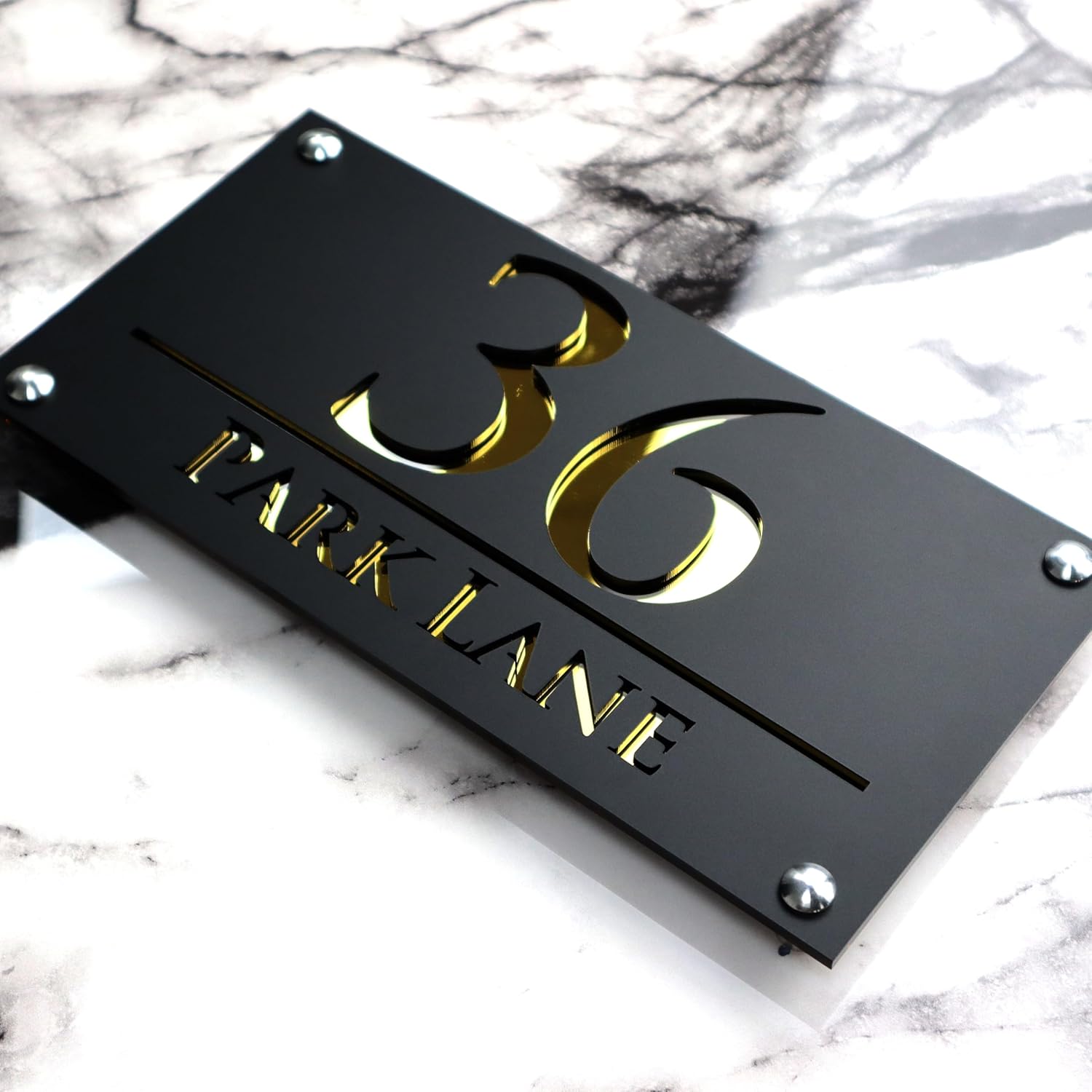Mr Plaques Luxe H3 (Central Text)
