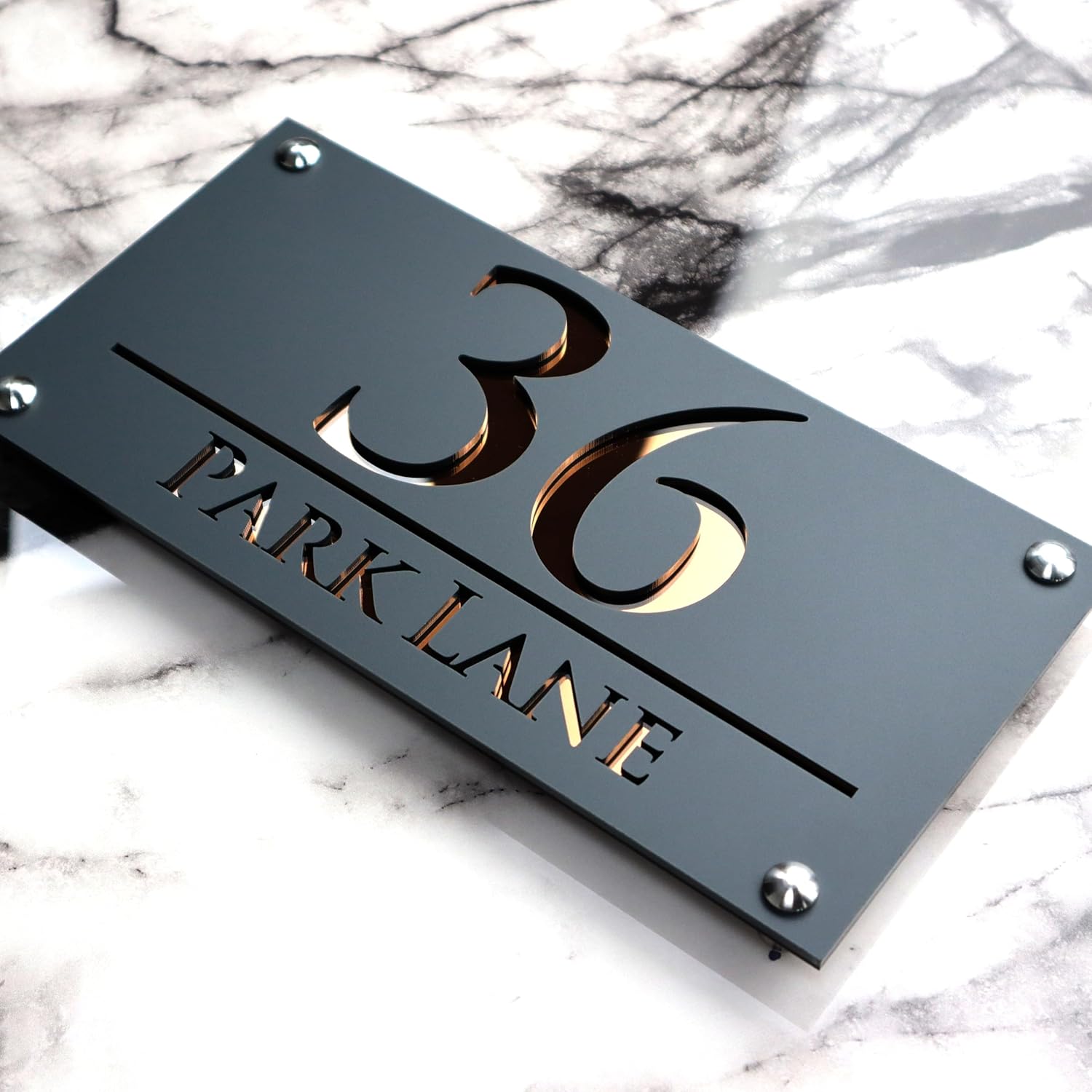 Mr Plaques Luxe H3 (Central Text)
