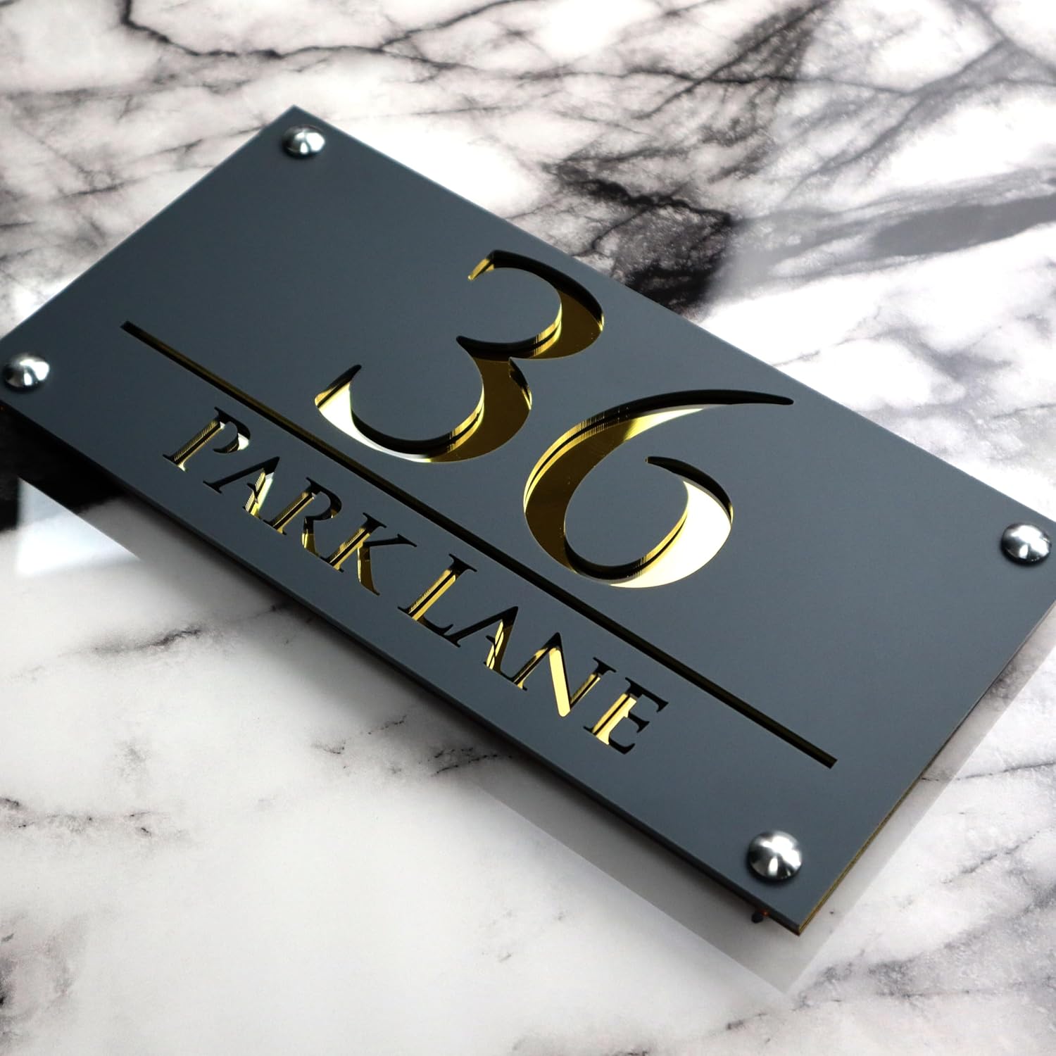 Mr Plaques Luxe H3 (Central Text)