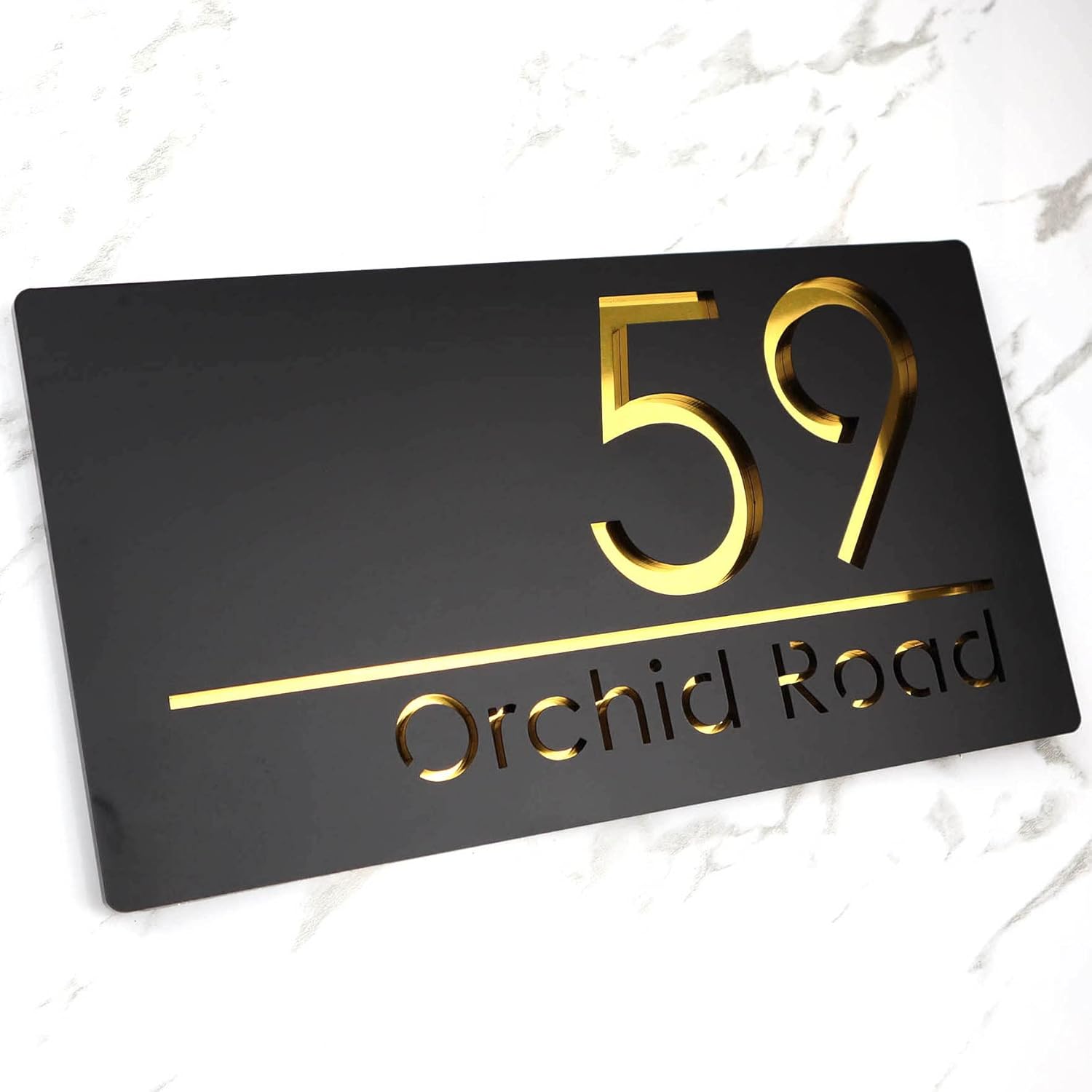 Mr Plaques Bellissima H1 A4 House Sign