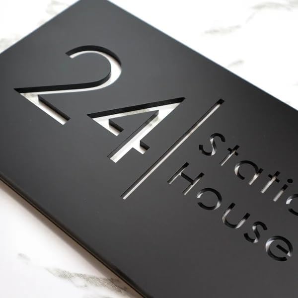 Mr Plaques Bellissima H2 Floating House Sign 300 × 160mm