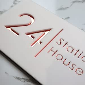 Mr Plaques Bellissima H2 Floating House Sign 300 × 160mm