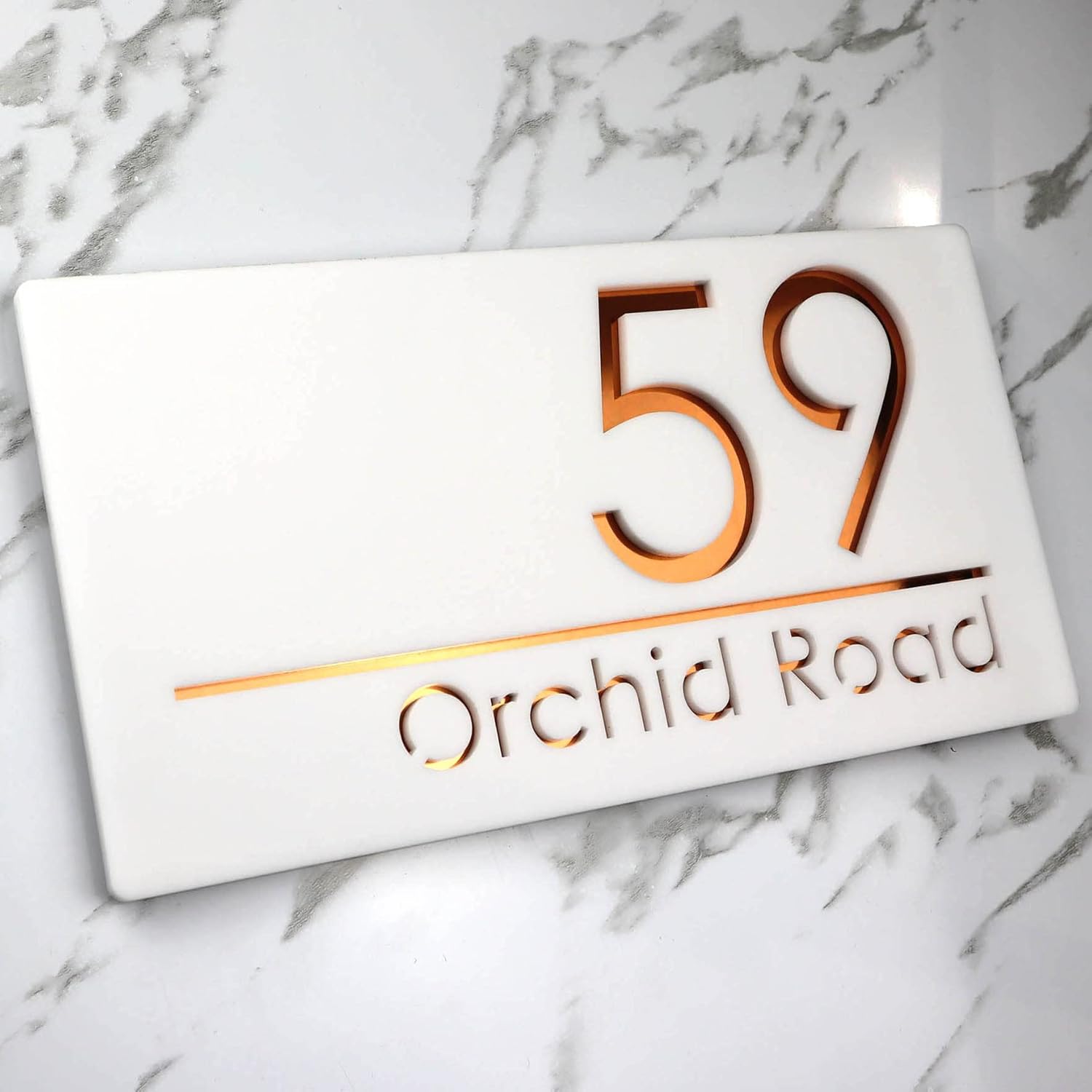 Mr Plaques Bellissima H1 A4 House Sign