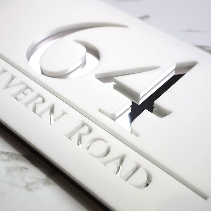 Mr Plaques Bellissima H3 F32 Floating House Sign 300 × 160mm