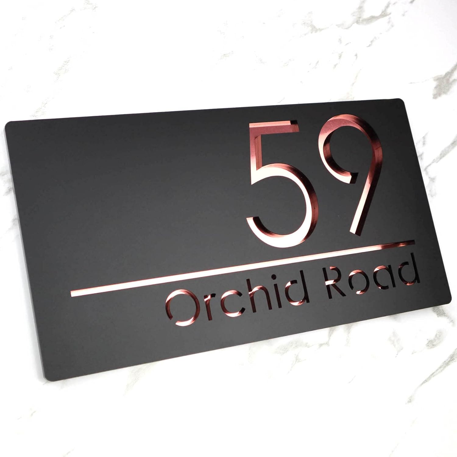Mr Plaques Bellissima H1 A4 House Sign