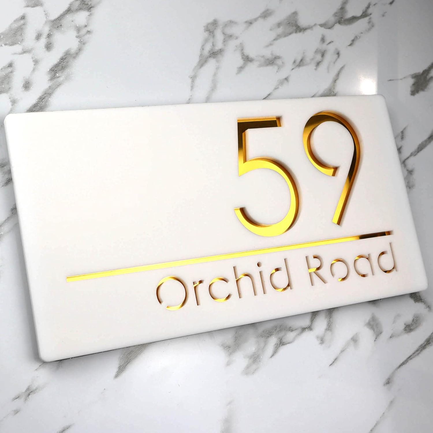 Mr Plaques Bellissima H1 A4 House Sign