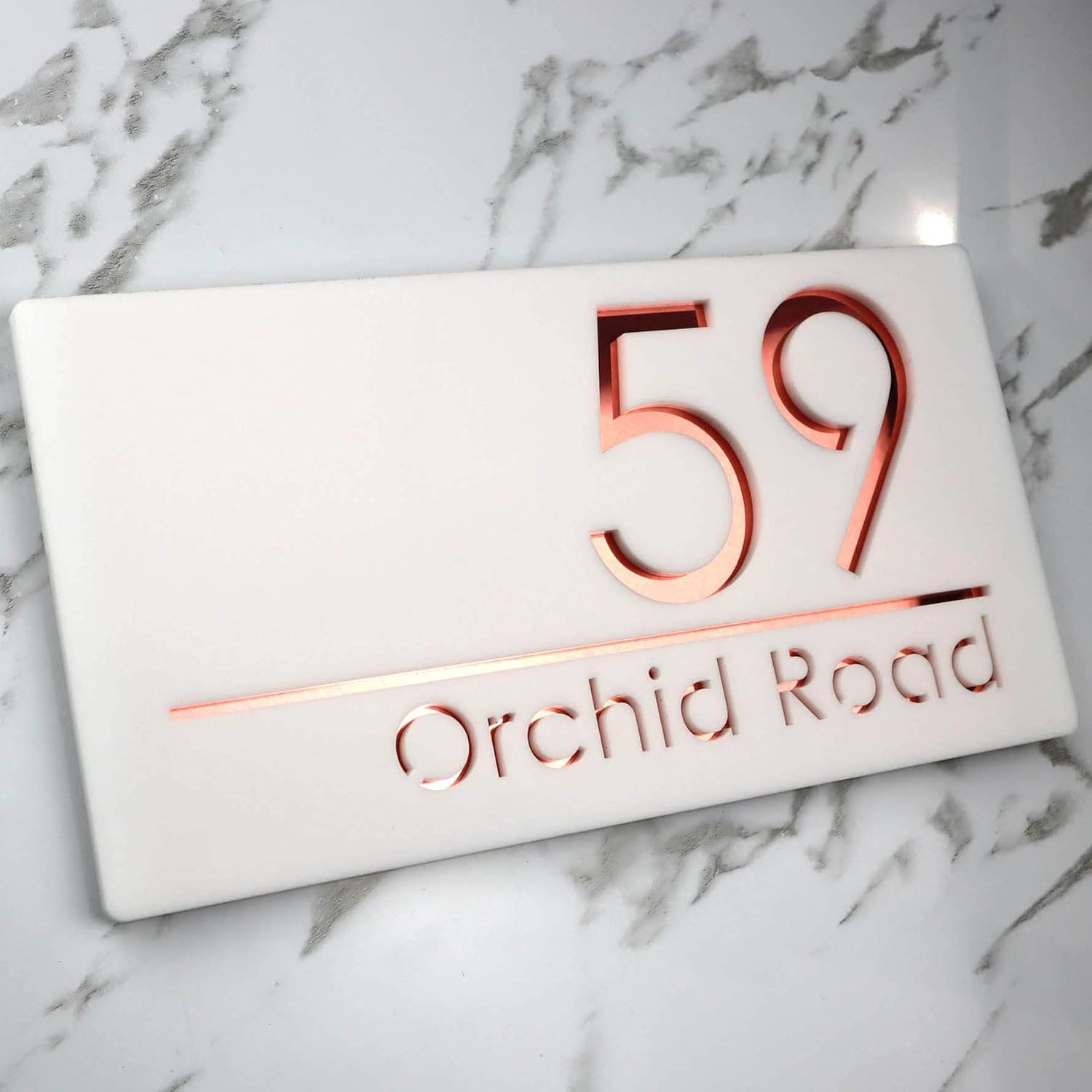 Mr Plaques Bellissima H1 A4 House Sign