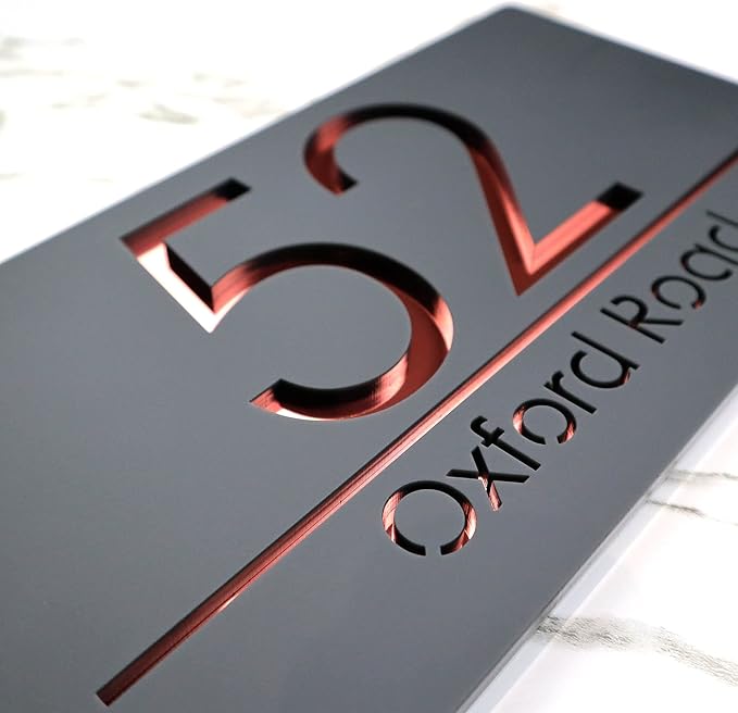 Mr Plaques Bellissima A4 F31 Floating House Sign 300 × 160mm