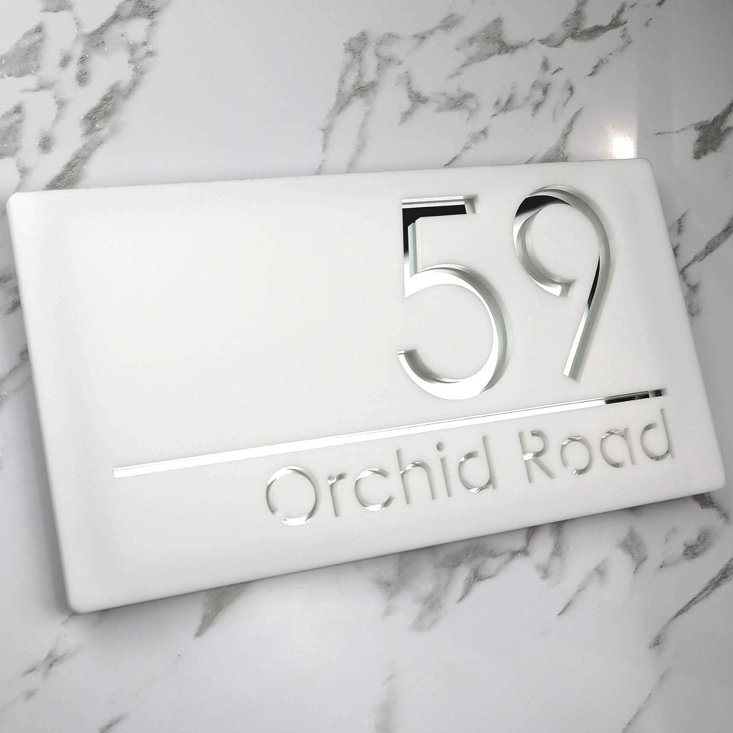 Mr Plaques Bellissima H1 A4 House Sign