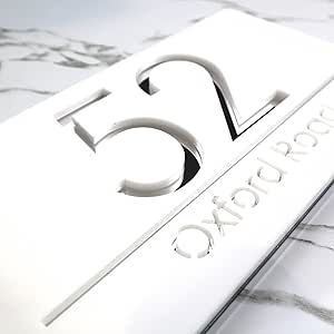Mr Plaques Bellissima A4 F31 Floating House Sign 300 × 160mm
