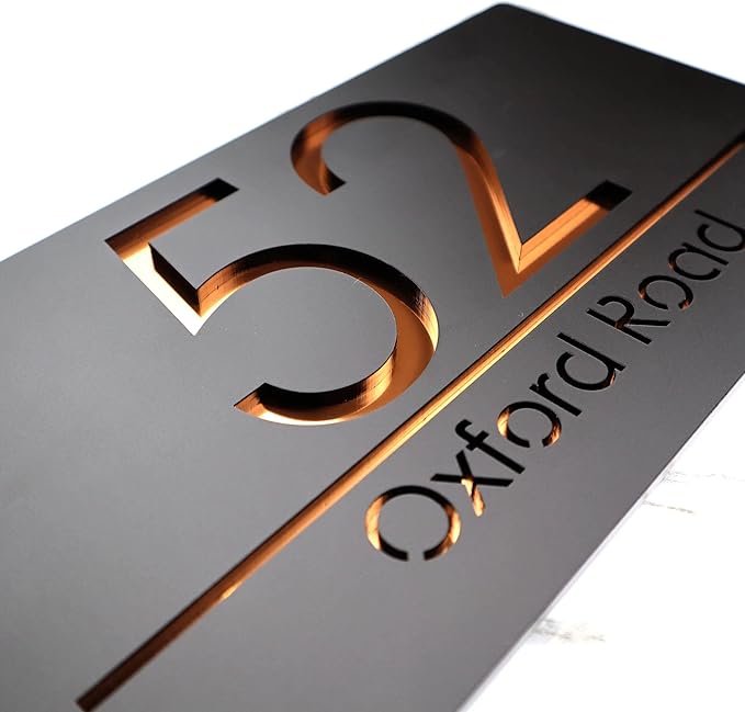 Mr Plaques Bellissima A4 F31 Floating House Sign 300 × 160mm