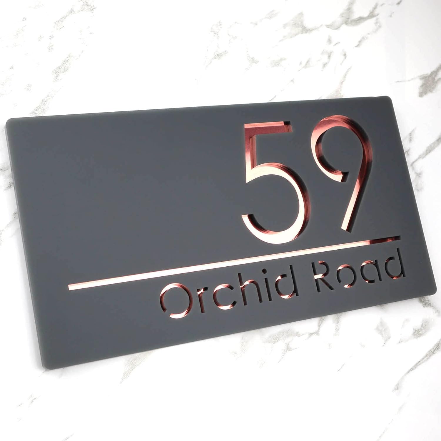 Mr Plaques Bellissima H1 A4 House Sign