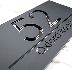 Mr Plaques Bellissima A4 F31 Floating House Sign 300 × 160mm