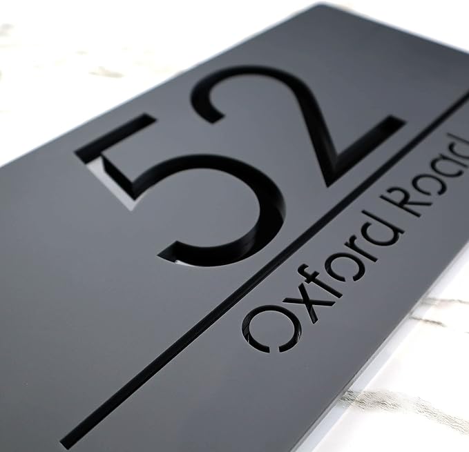 Mr Plaques Bellissima A4 F31 Floating House Sign 300 × 160mm