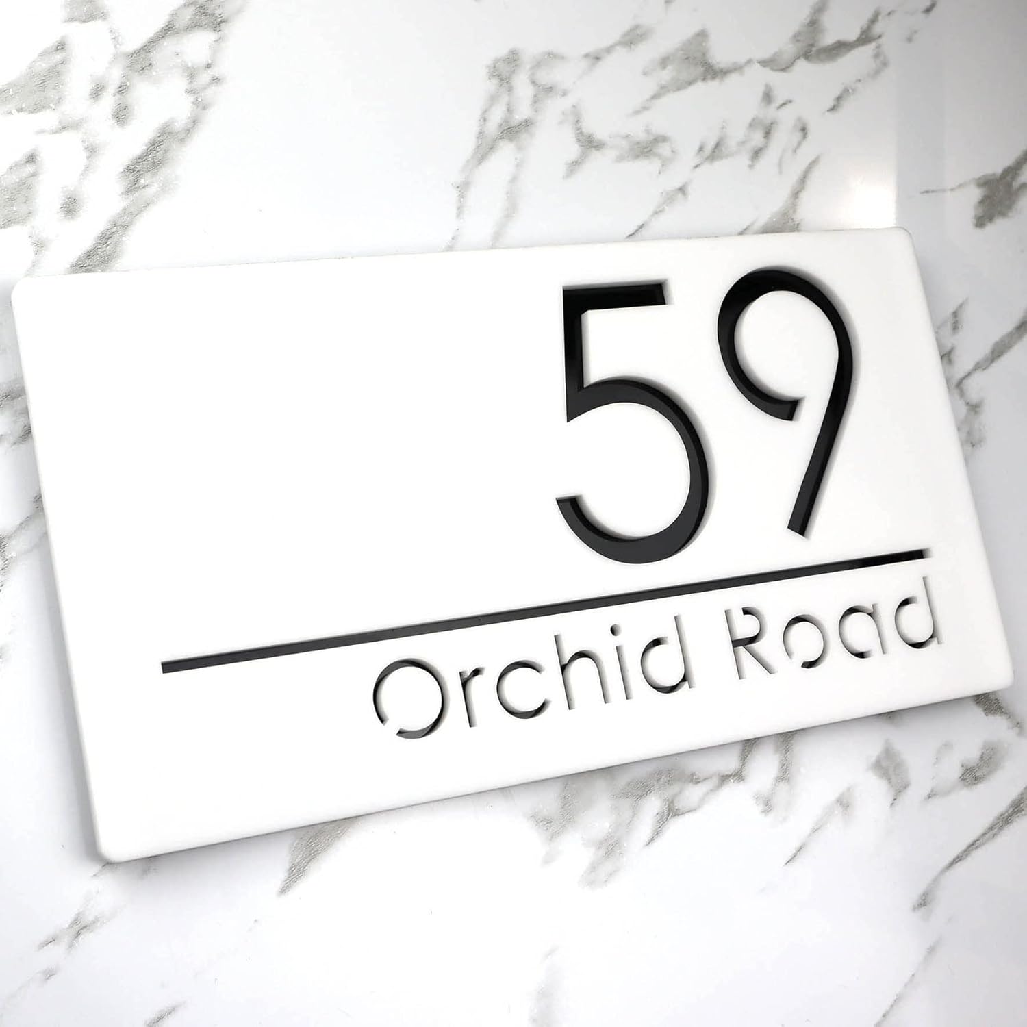 Mr Plaques Bellissima H1 A4 House Sign