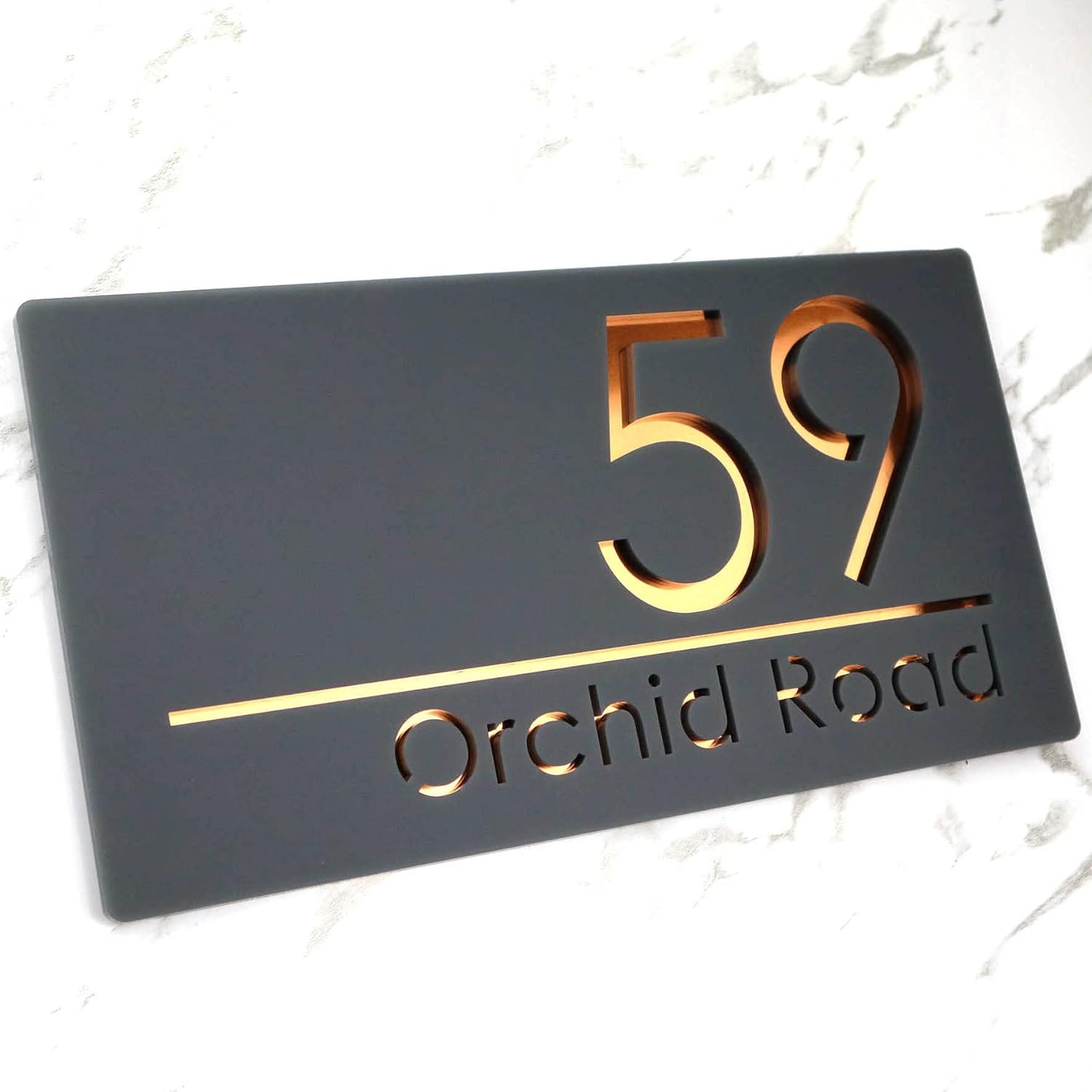 Mr Plaques Bellissima H1 A4 House Sign