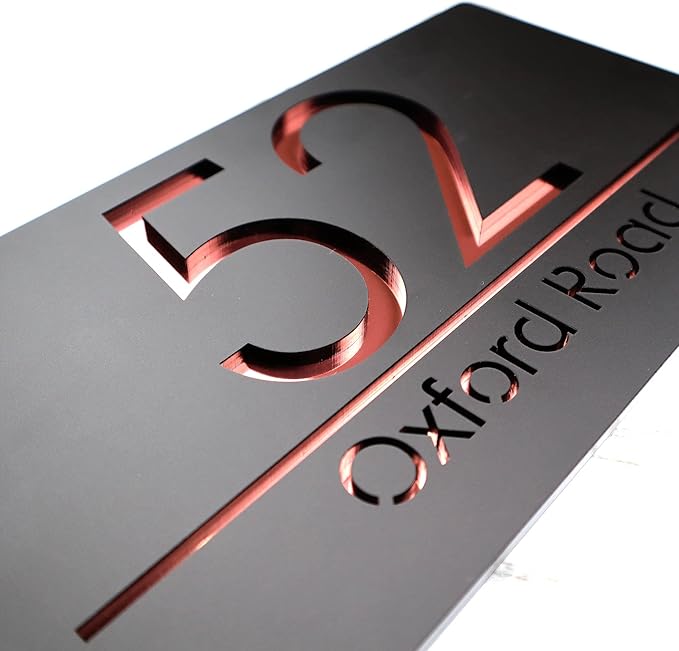 Mr Plaques Bellissima A4 F31 Floating House Sign 300 × 160mm