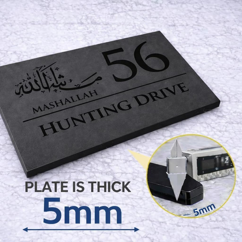 Mr Plaques Mashallah Luxe H1 Floating House Sign
