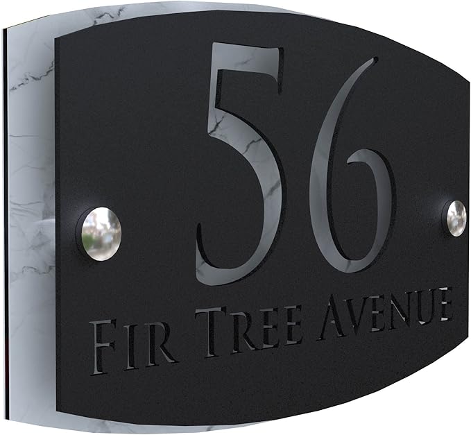 Mr Plaques Carino A5 Floating House Sign 200 × 130mm