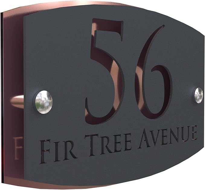 Mr Plaques Carino A5 Floating House Sign 200 × 130mm