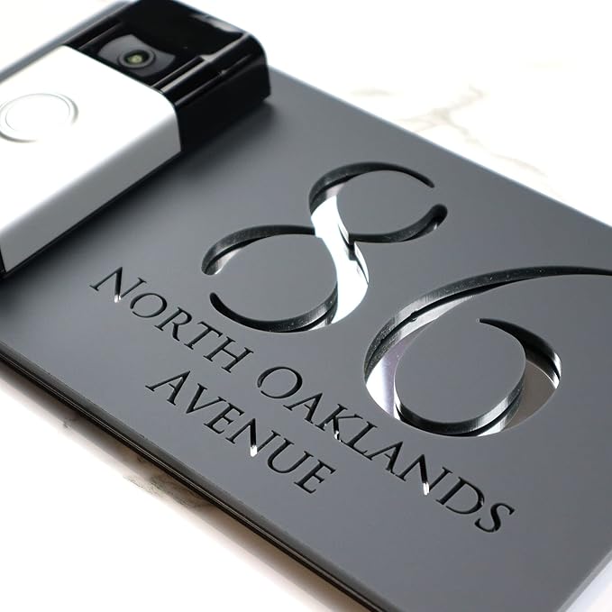 Mr Plaques Personalised Door Bell House Sign (LH)