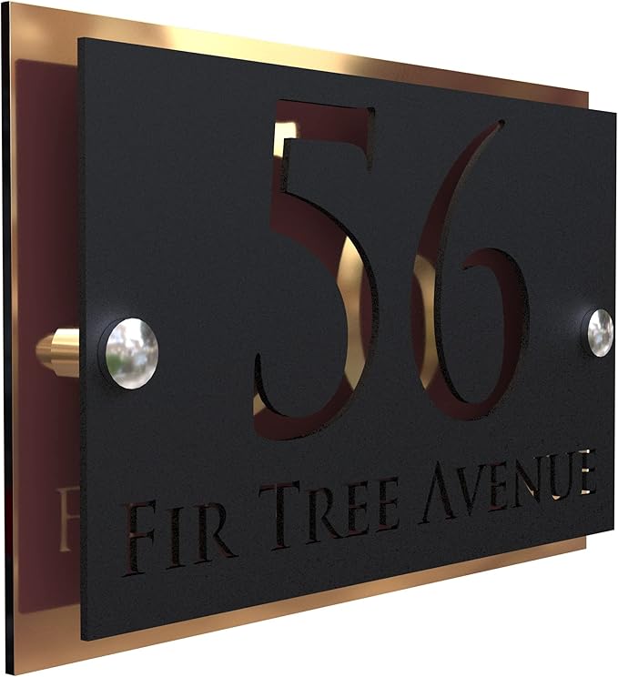 Mr Plaques Simpatico A5 Floating House Sign 200 × 130mm