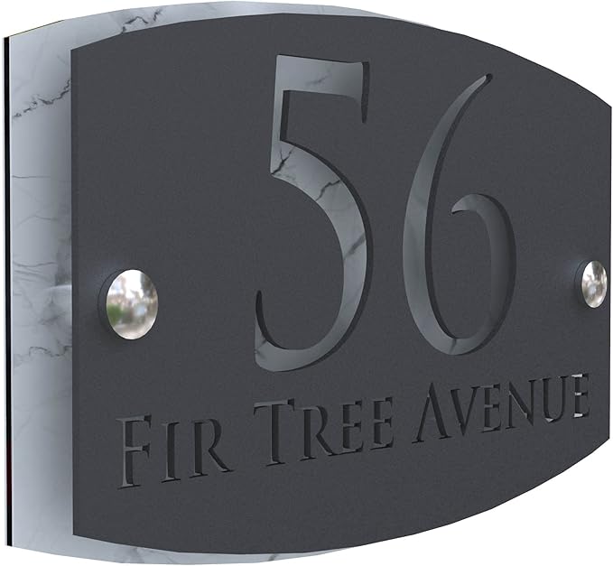 Mr Plaques Carino A5 Floating House Sign 200 × 130mm