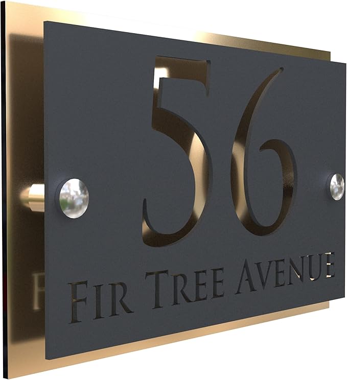 Mr Plaques Simpatico A5 Floating House Sign 200 × 130mm