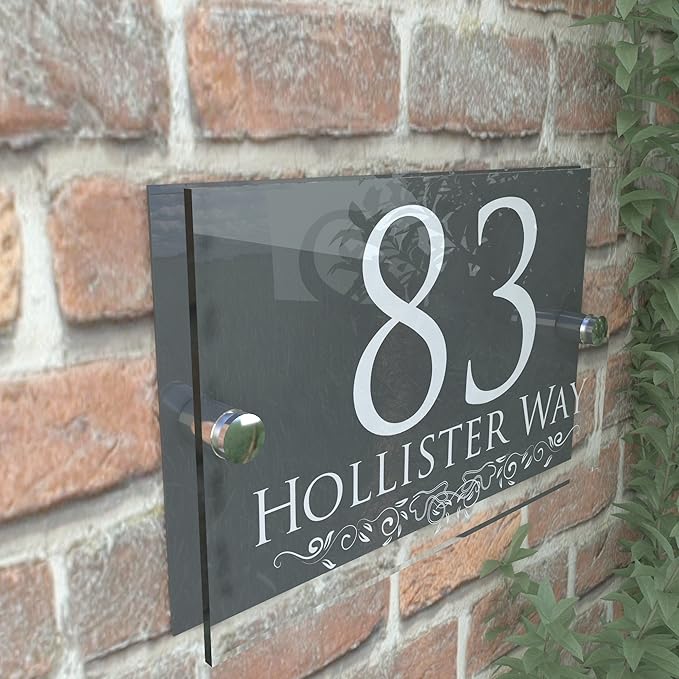 Mr Plaques Decorative House Sign Wall Plaque 200 × 130mm