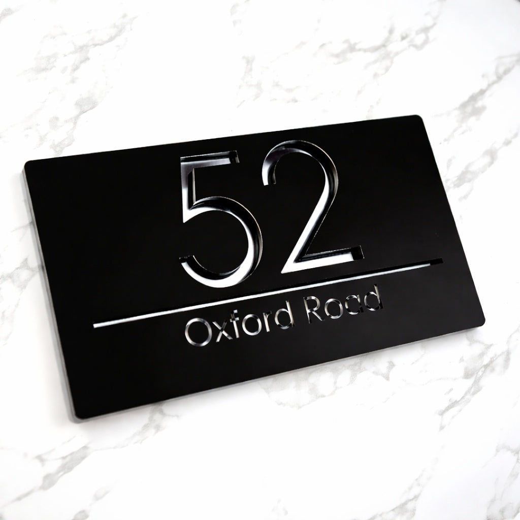 Mr Plaques Bellissima A4 F31 Floating House Sign 300 × 160mm
