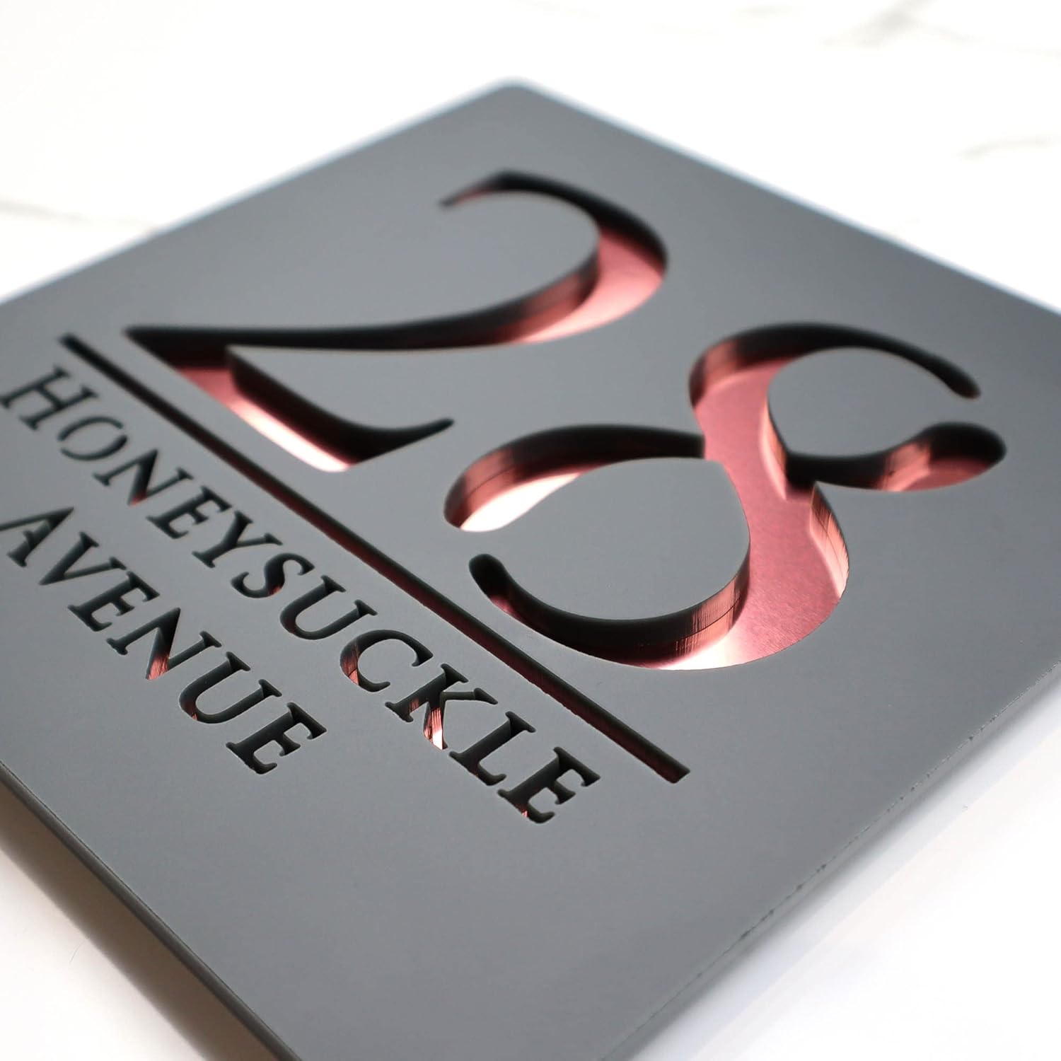 Mr Plaques Bellissima S1 A5 Floating House Sign