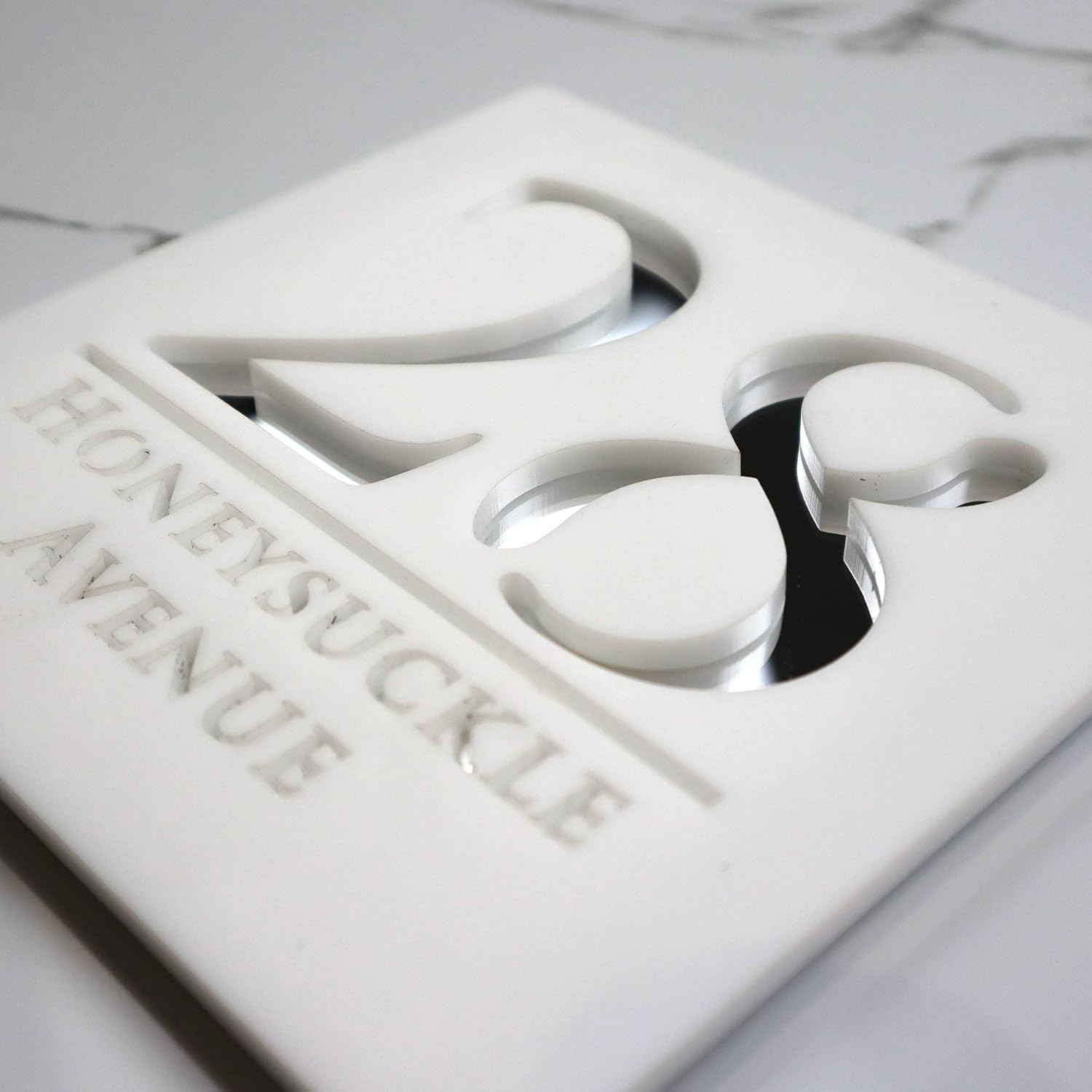 Mr Plaques Bellissima S1 A5 Floating House Sign
