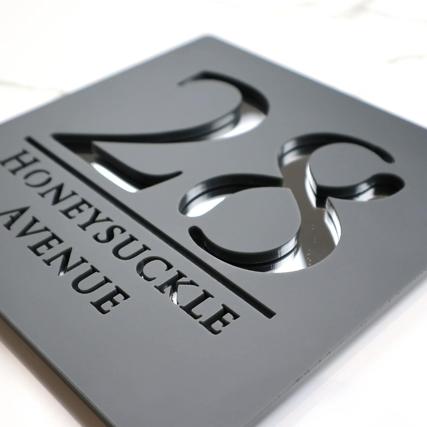 Mr Plaques Bellissima S1 A5 Floating House Sign