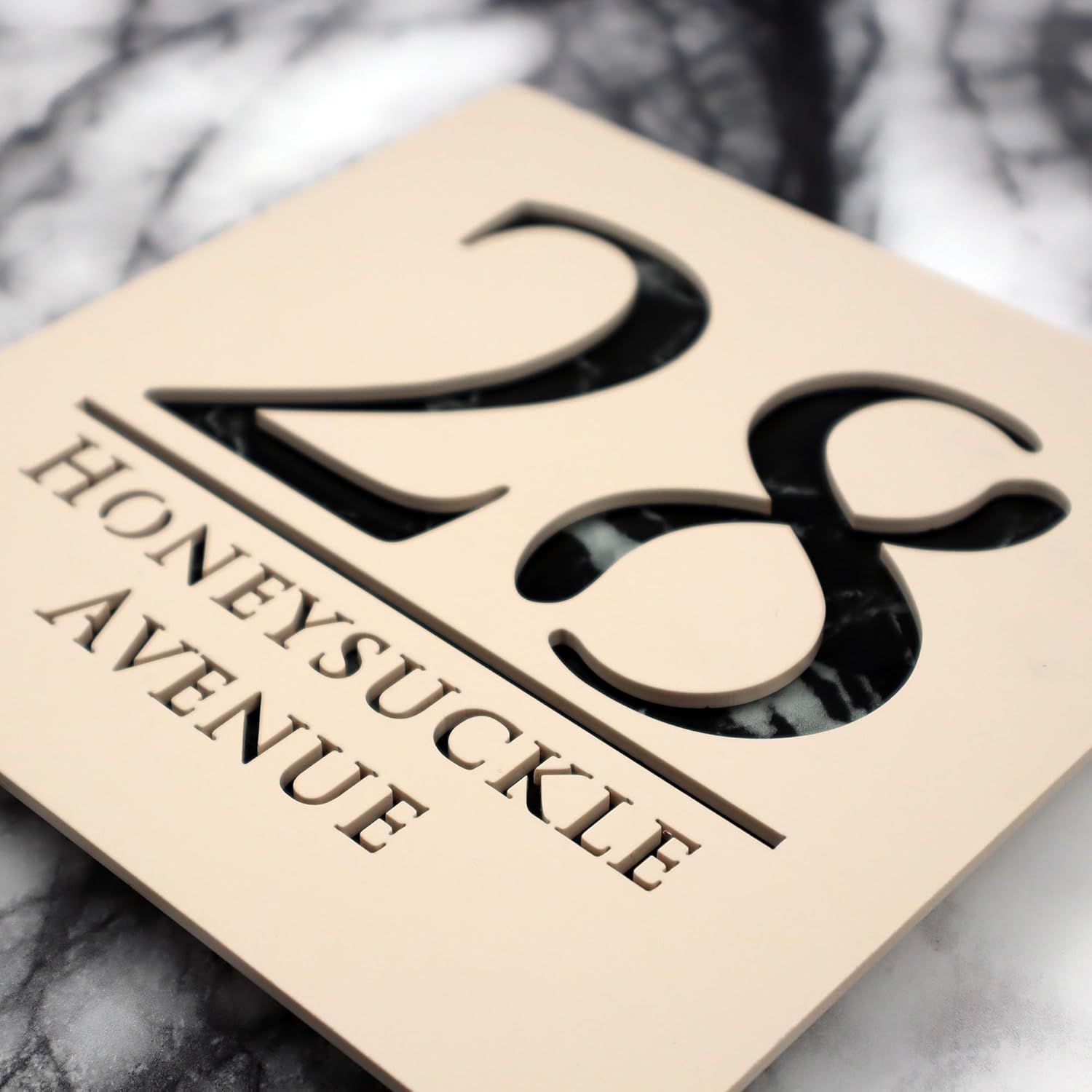 Mr Plaques Bellissima S1 A5 Floating House Sign