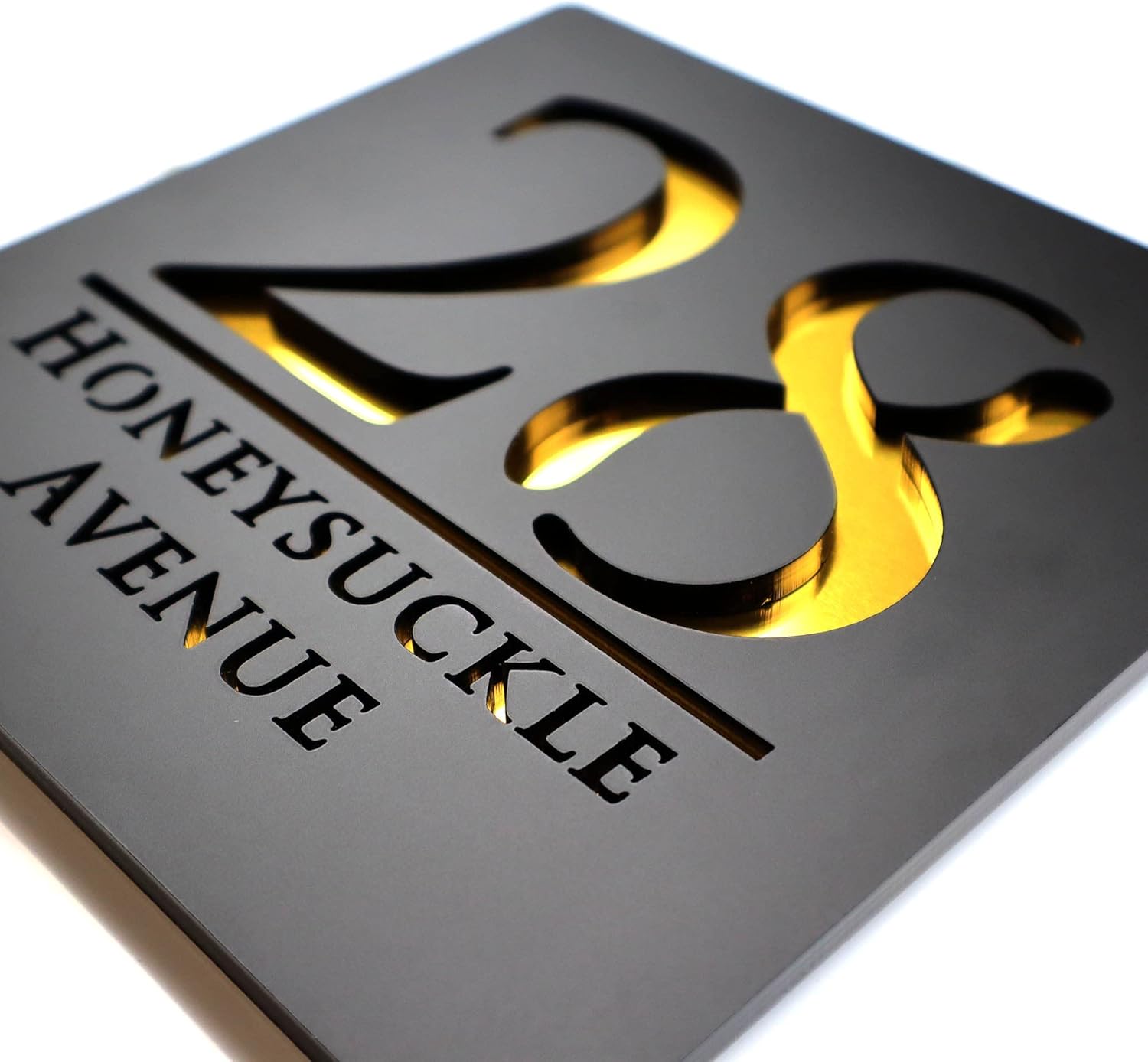 Mr Plaques Bellissima S1 A5 Floating House Sign
