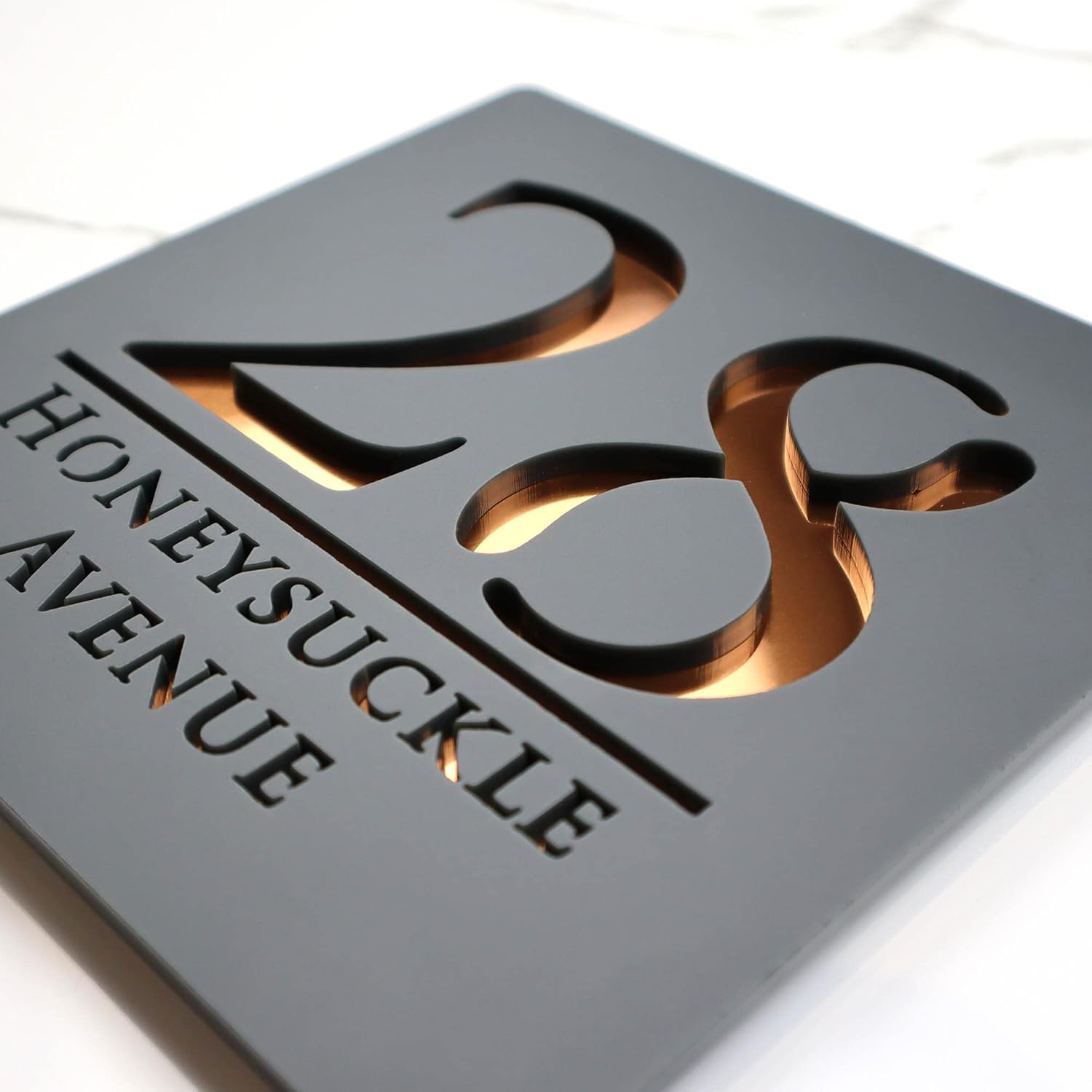 Mr Plaques Bellissima S1 A5 Floating House Sign