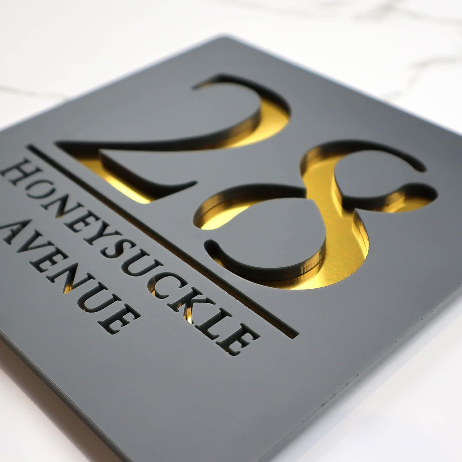 Mr Plaques Bellissima S1 A5 Floating House Sign