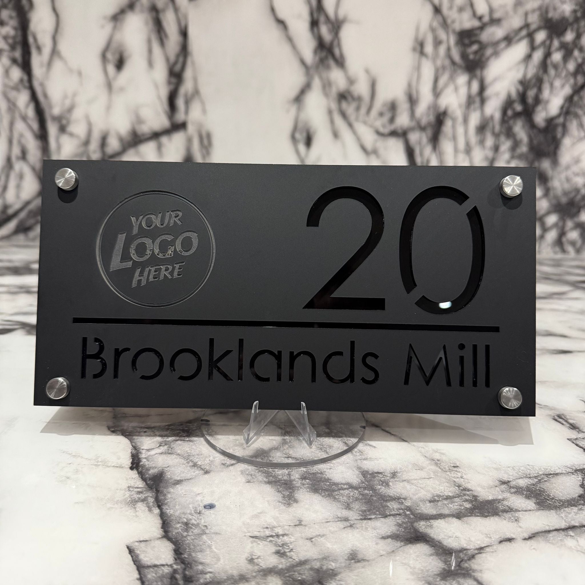 Personalised Luxe Any Logo Door Sign