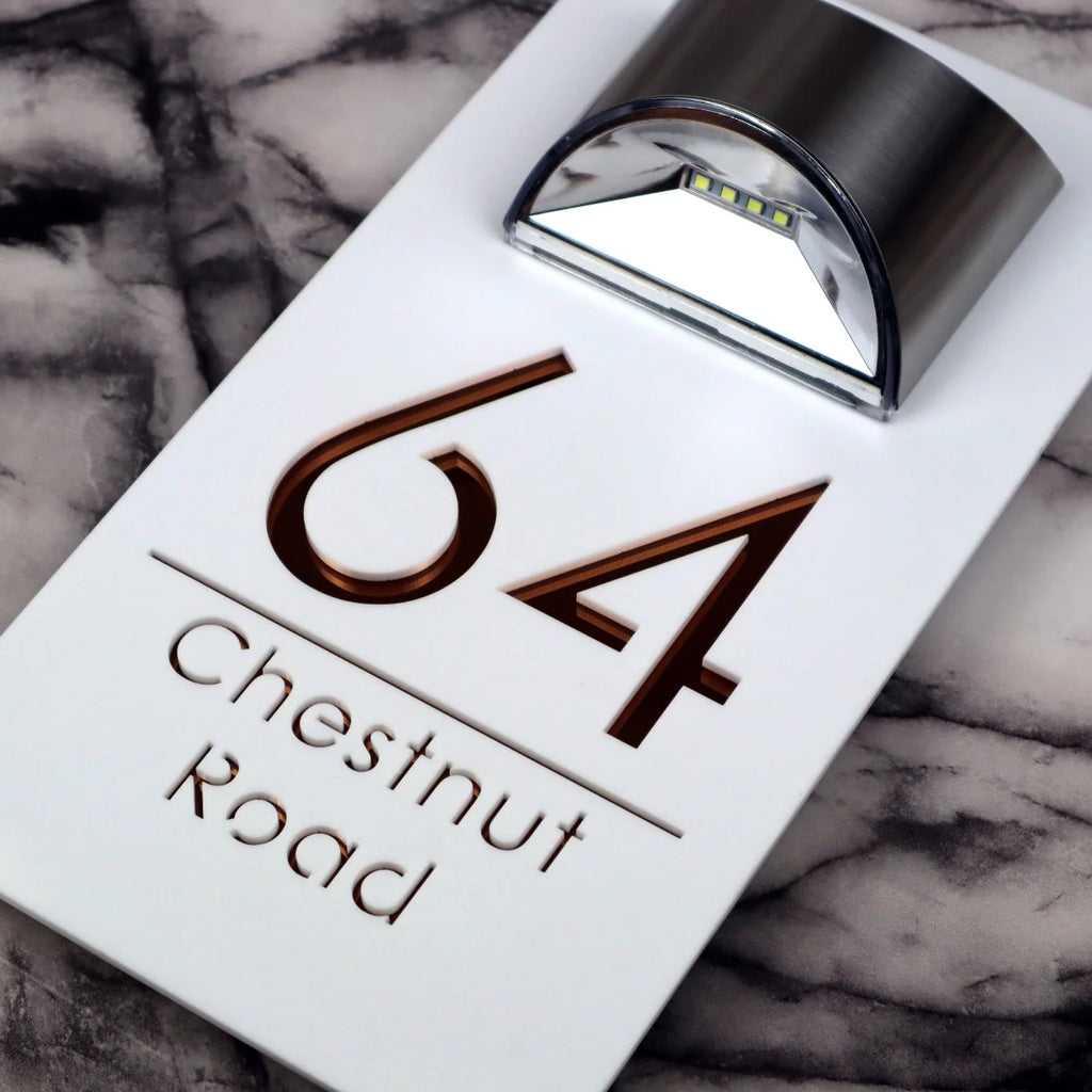 Bellissima LED A4 House Sign (WHITE)