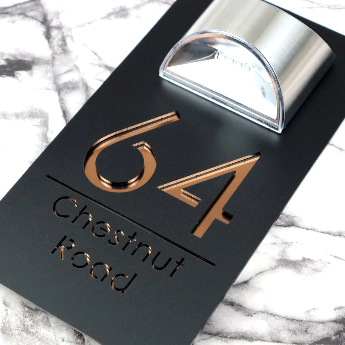 Bellissima LED A4 House Sign (BLACK)