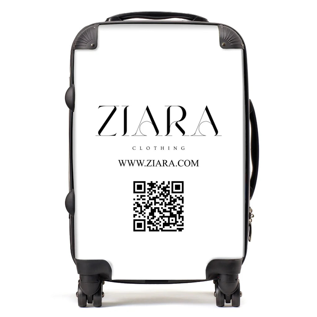 Mr Plaques | Personalised Business QR Code Suitcase