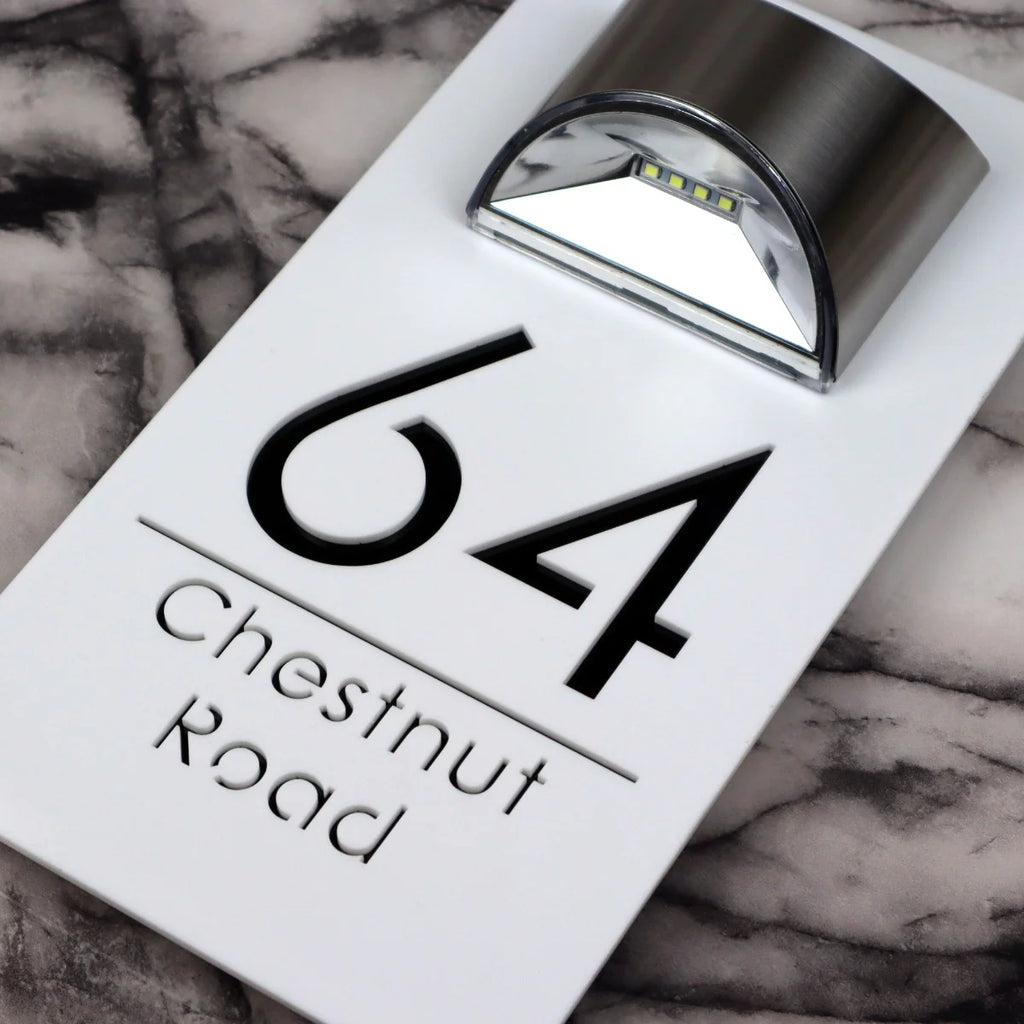 Bellissima LED A4 House Sign (WHITE)